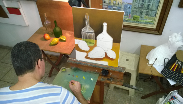 Desenho de aluno do Atelier Damy Inforzato